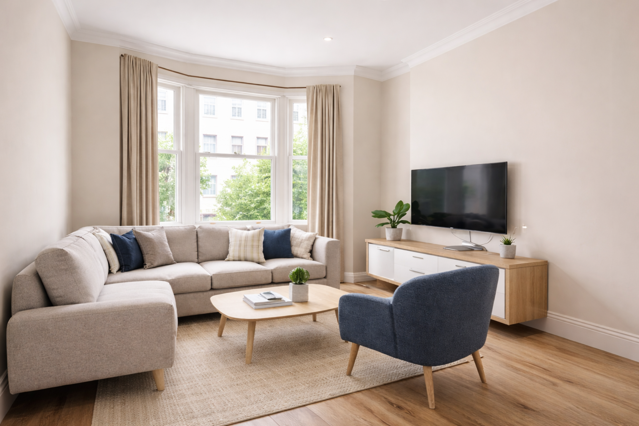 Contemporary Living Room Renovation